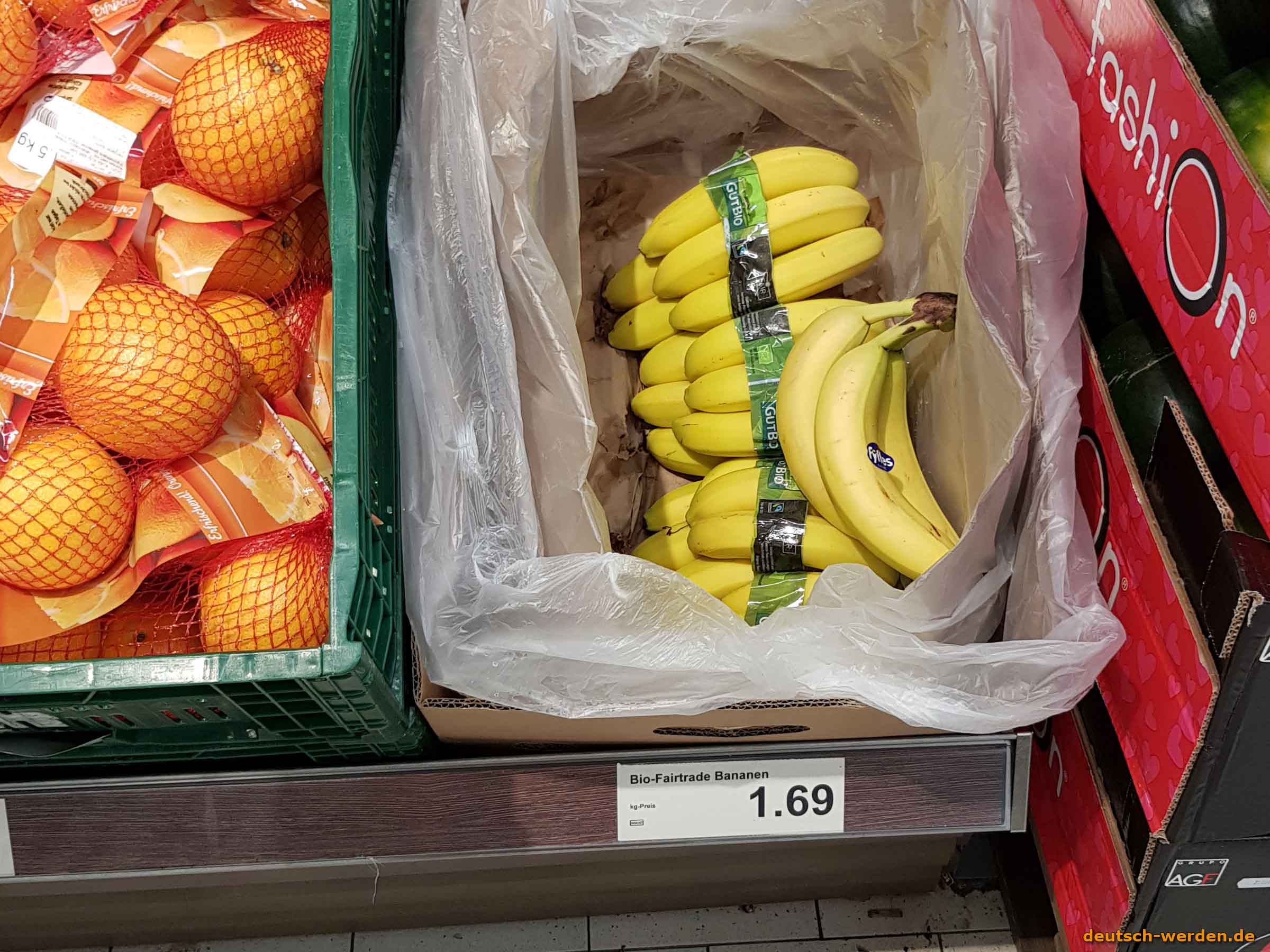 bio fairtrade bananen