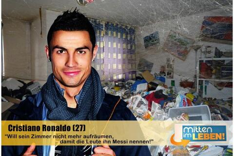 Cristiano Ronaldo will sein Zimmer nicht aufräumen, damit ihn die Leute "Messi" 