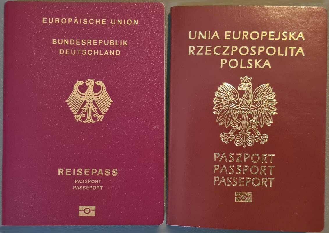 Deutscher Pass und Polnischer Pass