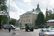 Słupsk Traktoren auf der Straße