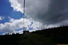 Sniezka / Sněžka an der Grenze zwischen Polen und Tschechien - Riesengebirge