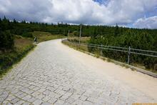 Sniezka / Sněžka an der Grenze zwischen Polen und Tschechien - Riesengebirge