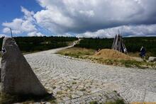 Sniezka / Sněžka an der Grenze zwischen Polen und Tschechien - Riesengebirge
