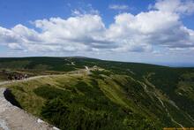 Sniezka / Sněžka an der Grenze zwischen Polen und Tschechien - Riesengebirge