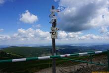 Sniezka / Sněžka an der Grenze zwischen Polen und Tschechien - Riesengebirge