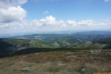 Sniezka / Sněžka an der Grenze zwischen Polen und Tschechien - Riesengebirge