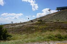 Sniezka / Sněžka an der Grenze zwischen Polen und Tschechien - Riesengebirge
