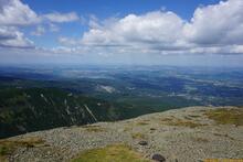 Sniezka / Sněžka an der Grenze zwischen Polen und Tschechien - Riesengebirge