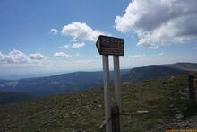 Sniezka / Sněžka an der Grenze zwischen Polen und Tschechien - Riesengebirge