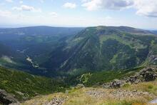 Sniezka / Sněžka an der Grenze zwischen Polen und Tschechien - Riesengebirge