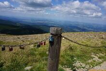Sniezka / Sněžka an der Grenze zwischen Polen und Tschechien - Riesengebirge