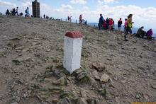 Sniezka / Sněžka an der Grenze zwischen Polen und Tschechien - Riesengebirge