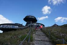 Sniezka / Sněžka an der Grenze zwischen Polen und Tschechien - Riesengebirge