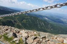 Sniezka / Sněžka an der Grenze zwischen Polen und Tschechien - Riesengebirge