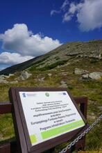 Sniezka / Sněžka an der Grenze zwischen Polen und Tschechien - Riesengebirge