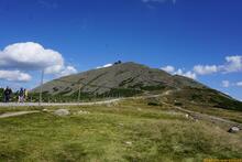 Sniezka / Sněžka an der Grenze zwischen Polen und Tschechien - Riesengebirge
