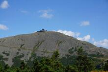 Sniezka / Sněžka an der Grenze zwischen Polen und Tschechien - Riesengebirge