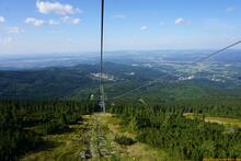 Sniezka / Sněžka an der Grenze zwischen Polen und Tschechien - Riesengebirge