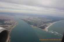 Lissabon, vom Flugzeug aus