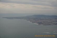 Lissabon, vom Flugzeug aus