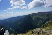 Sniezka / Sněžka an der Grenze zwischen Polen und Tschechien - Riesengebirge