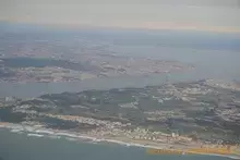 Lissabon, vom Flugzeug aus